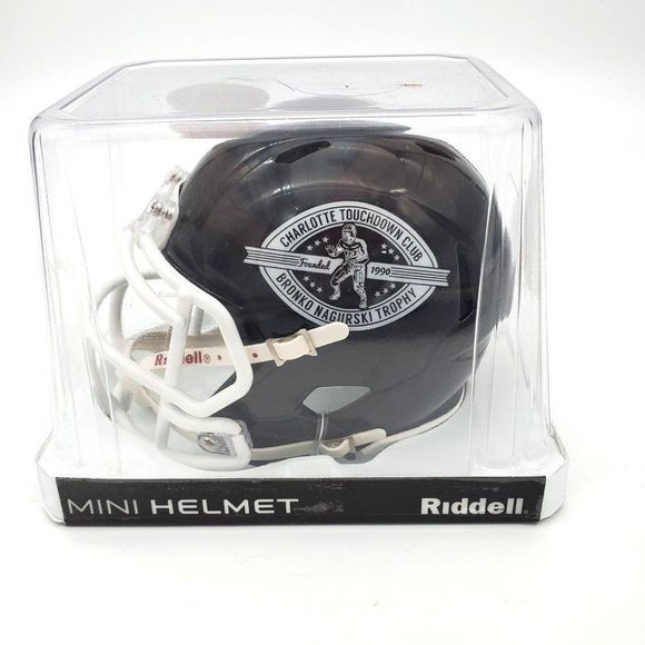 NIB 2017 Nagurski Trophy Mini Helmet Charlotte Touchdown Club Riddell Collectabl - Picture 2 of 6